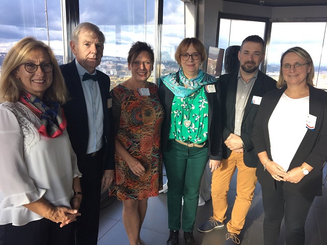 De gauche à droite : Carole Rocher, Marc Grandmougin, Sylvaine Bouquerel, Catherine Bournizien, Cyril Soulès et Karine Marchalant.