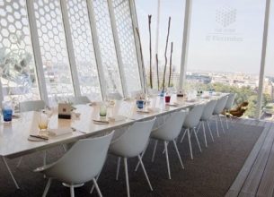 Le Cube par Electrolux, un restaurant éphémère au sommet