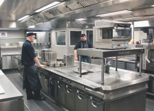 Une cuisine efficace et conviviale pour une prestation gastronomique