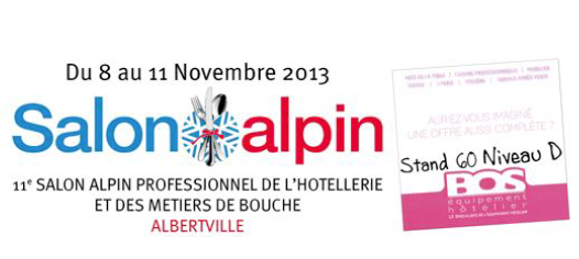 Bos Equipement Hôtelier présent au Salon Alpin d’Albertville