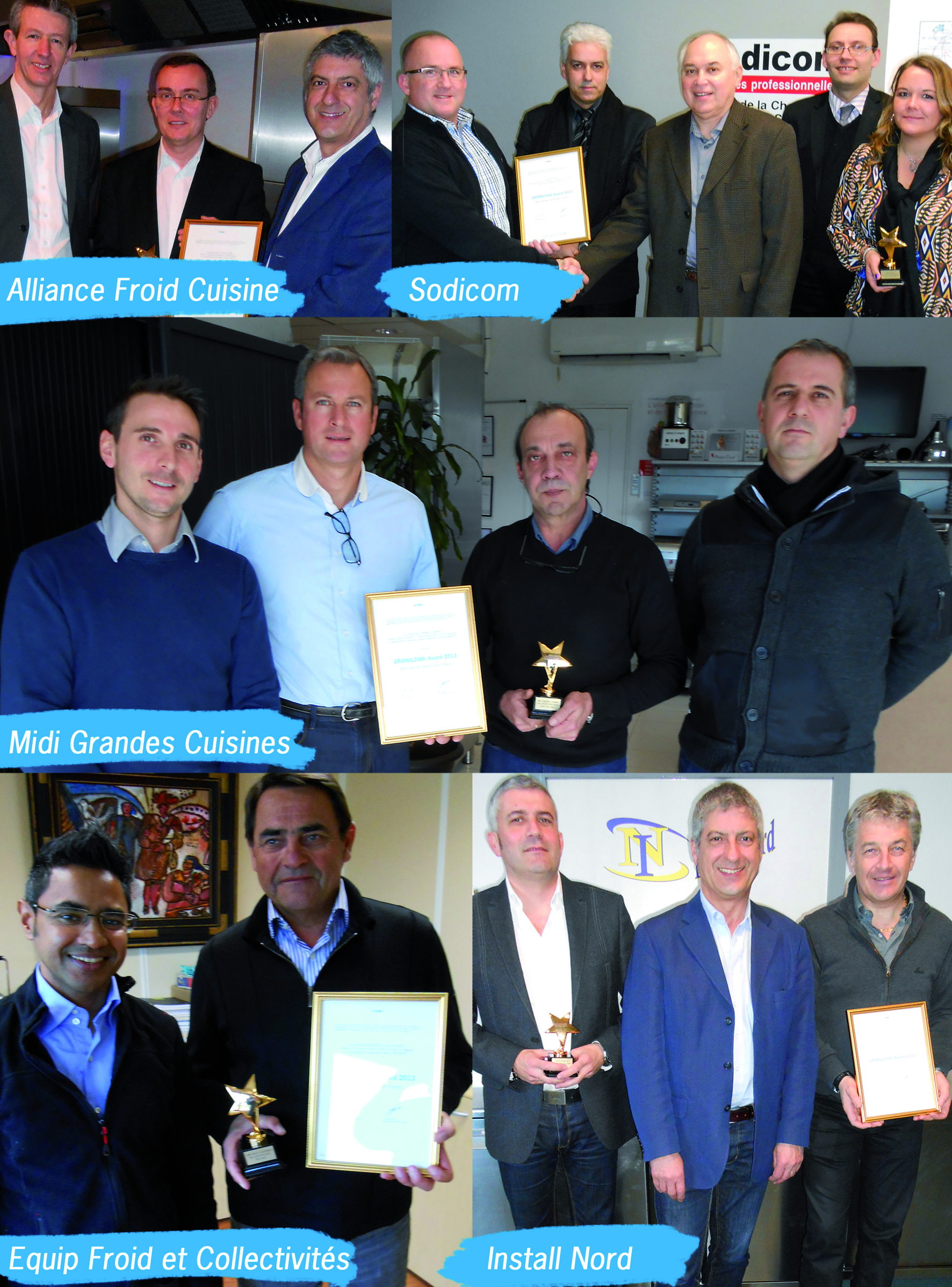 1ère cérémonie des « Granuldisk Awards » et croissance record pour Granuldisk en 2013