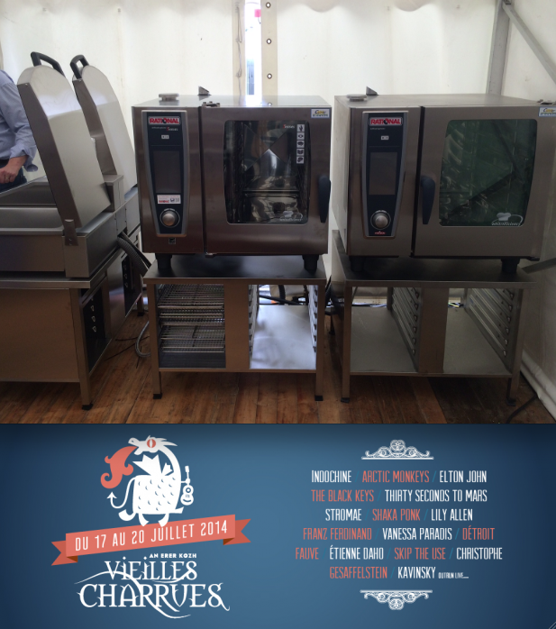 Les performances du SelfCookingCenter® 5 Senses de Rational à l’épreuve des Vieilles Charrues