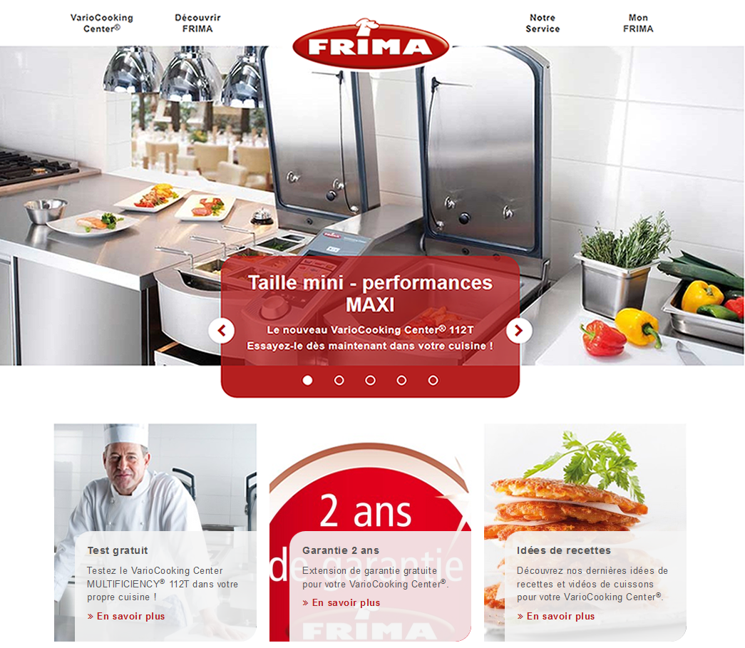 Découvrez le nouveau site web Frima