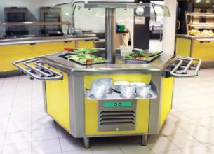 Chariots et selfs au service de la restauration