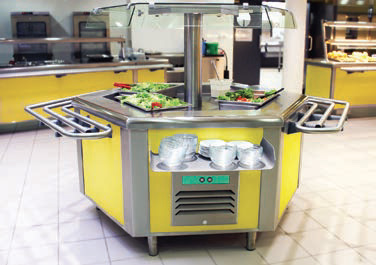 Chariots et selfs au service de la restauration