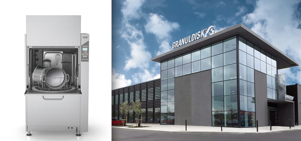 Un concept de Lave Batterie « Sans prélavage manuel » et une nouvelle usine pour Granuldisk