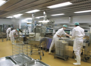 Rénovation de la cuisine centrale des cantines de Reims