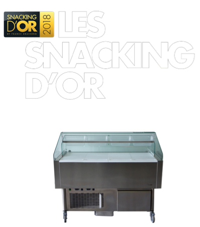 La Cool’Station vitrée Enodis nommée aux Snacking d’Or 2018