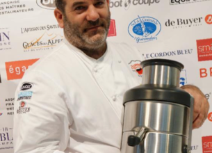 Un extracteur de jus J80 Ultra Robot-Coupe pour Jérôme Cazanave