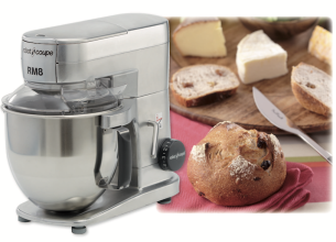 Des pains frais et artisanaux avec le Batteur Mélangeur RM8 de Robot-Coupe