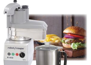 Des burgers créatifs et gourmands avec le R 402 de Robot-Coupe
