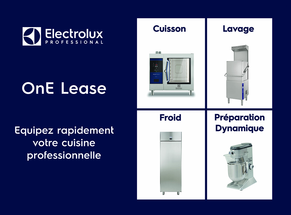 S’équiper plus facilement et plus rapidement avec OnE Lease par Electrolux Professional