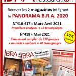 Procurez-vous le Panorama B.R.A. 2020 des groupes et enseignes de restauration commerciale
