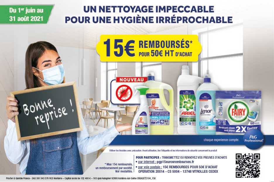 Des solutions d’hygiène efficaces pour une reprise optimale avec P&G Professional