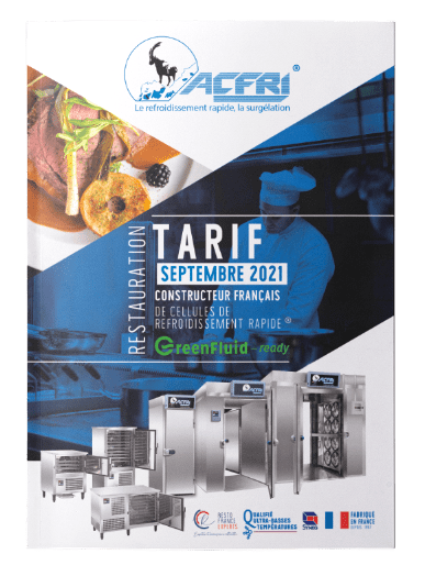 Parution du nouveau Tarif Acfri – septembre 2021