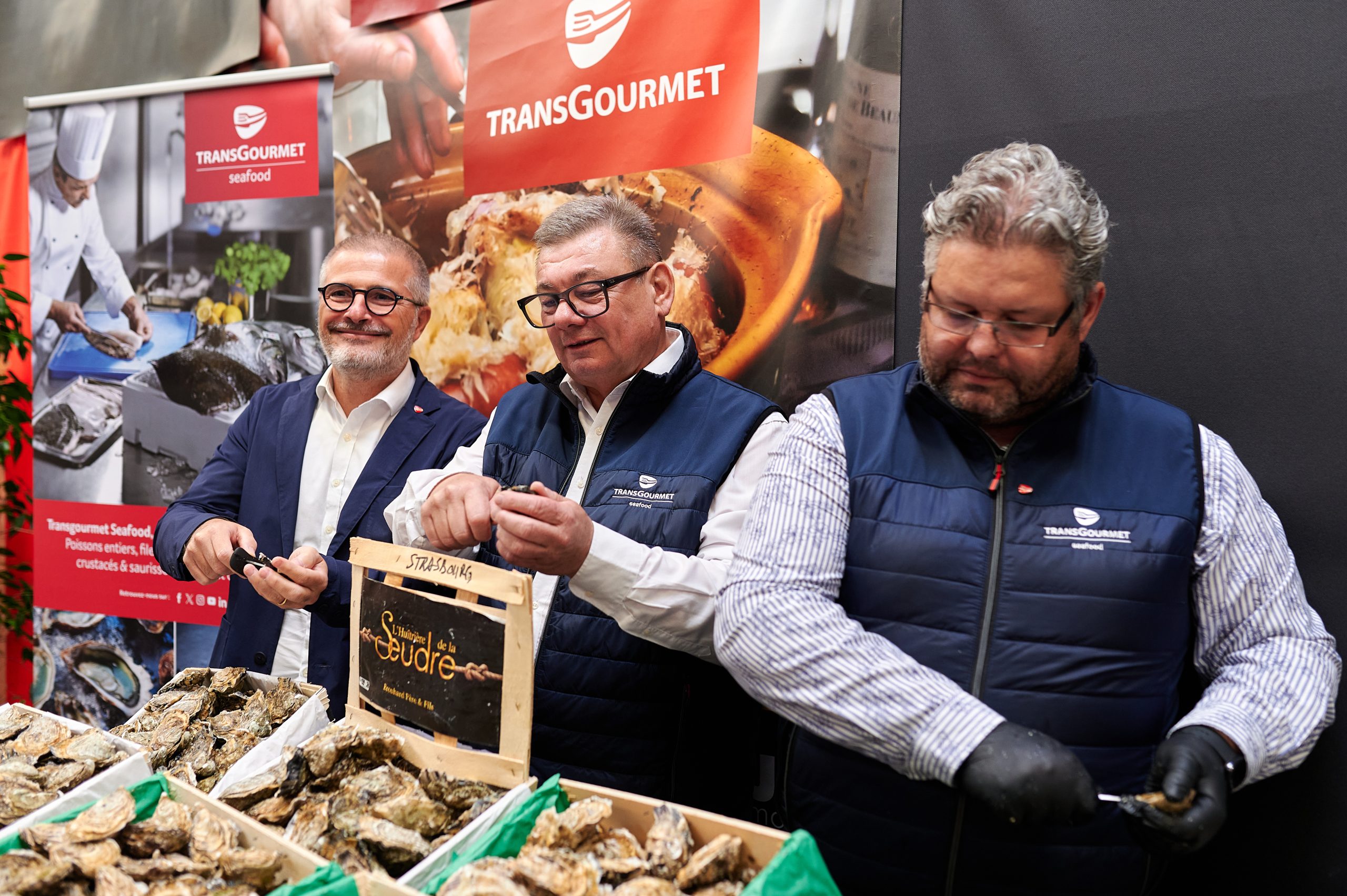 Ouverture du nouvel atelier marée Transgourmet Seafood en Alsace