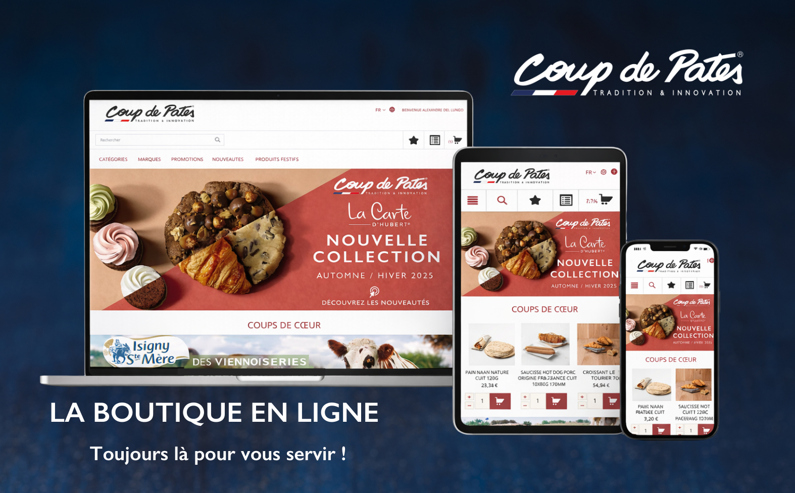 Nouveau : l’eshop Coup de Pates® désormais en libre accès !