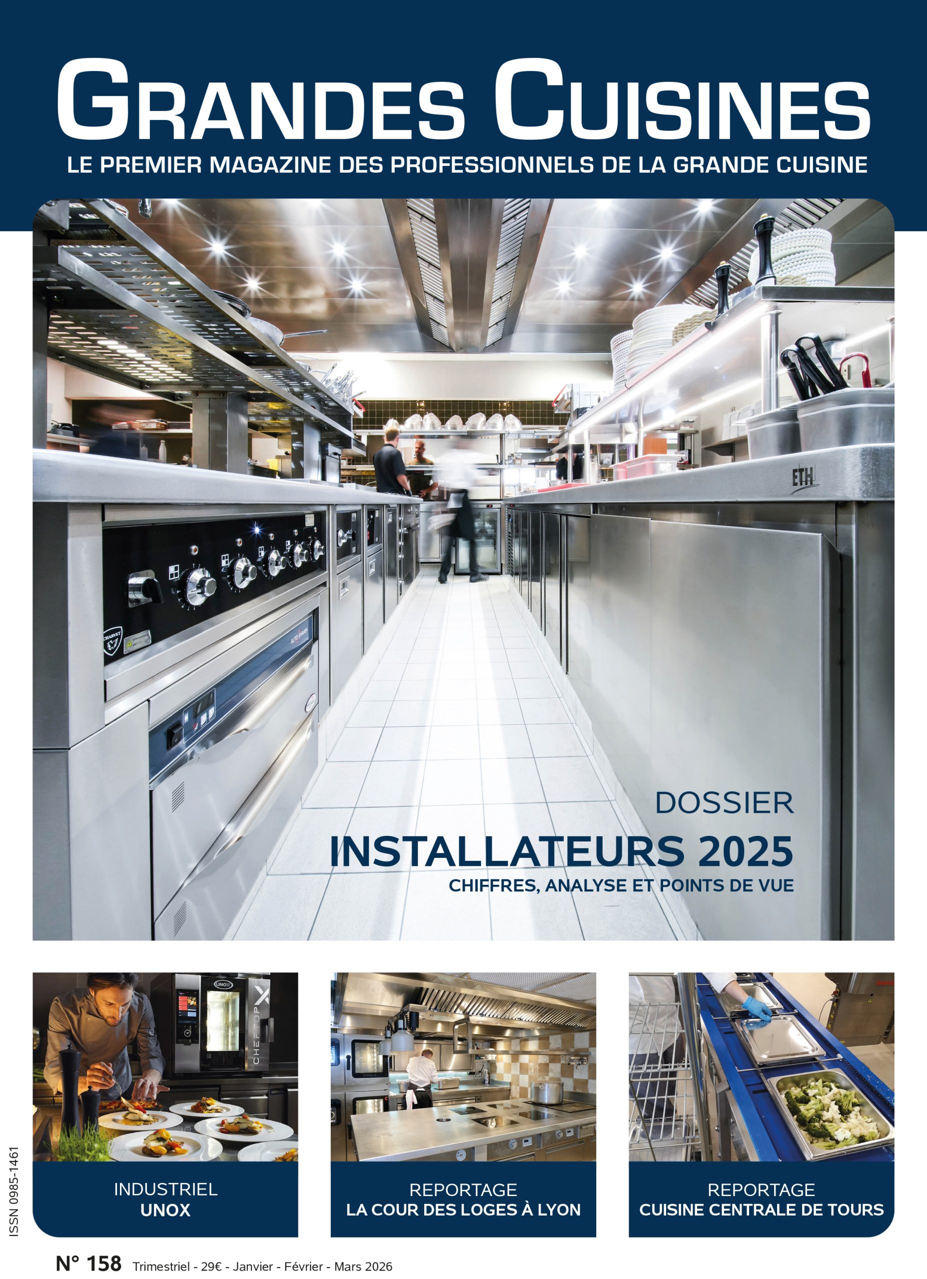 Le marché des installateurs analysé dans le nouveau numéro de Grandes Cuisines